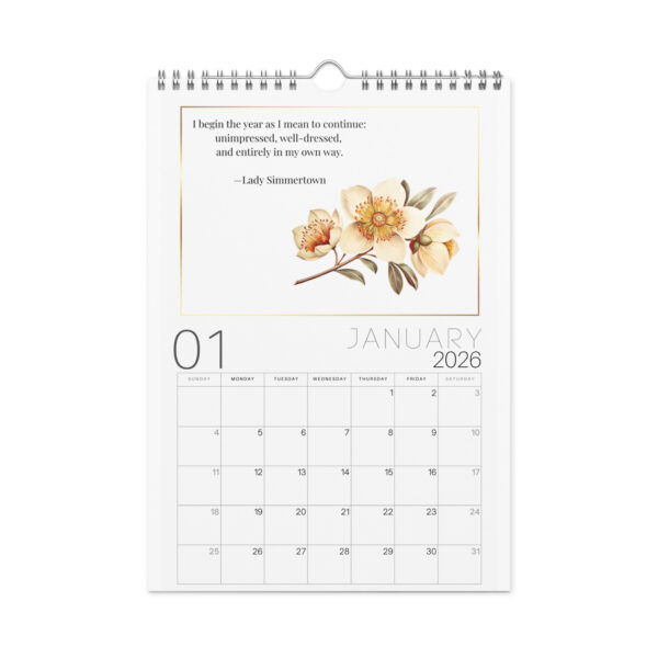 wall-calendar-blank-white-8.26x11.69-front-69826b5e4a0ba.jpg Special Edition Lady Simmertown Quotes Wall calendar (2026)