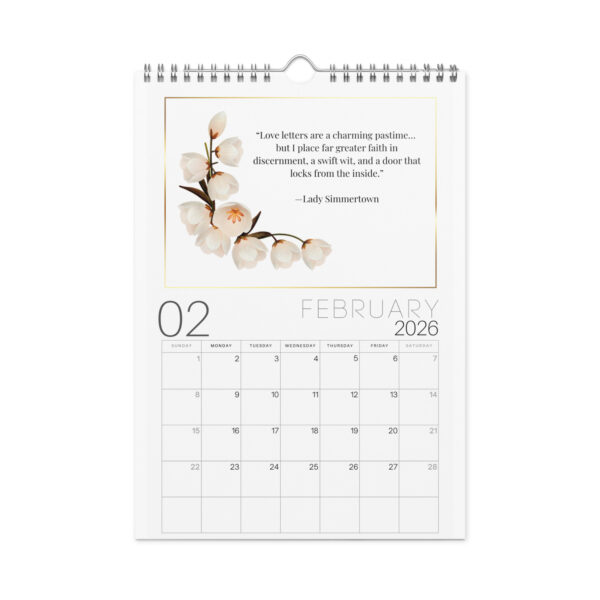wall-calendar-blank-white-8.26x11.69-front-69826b5e4a687.jpg Special Edition Lady Simmertown Quotes Wall calendar (2026)
