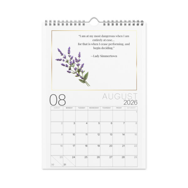 wall-calendar-blank-white-8.26x11.69-front-69826b5e4cac3.jpg Special Edition Lady Simmertown Quotes Wall calendar (2026)
