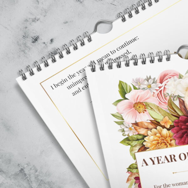 wall-calendar-blank-white-8.26x11.69-product-details-69826b5e50605.jpg Special Edition Lady Simmertown Quotes Wall calendar (2026)